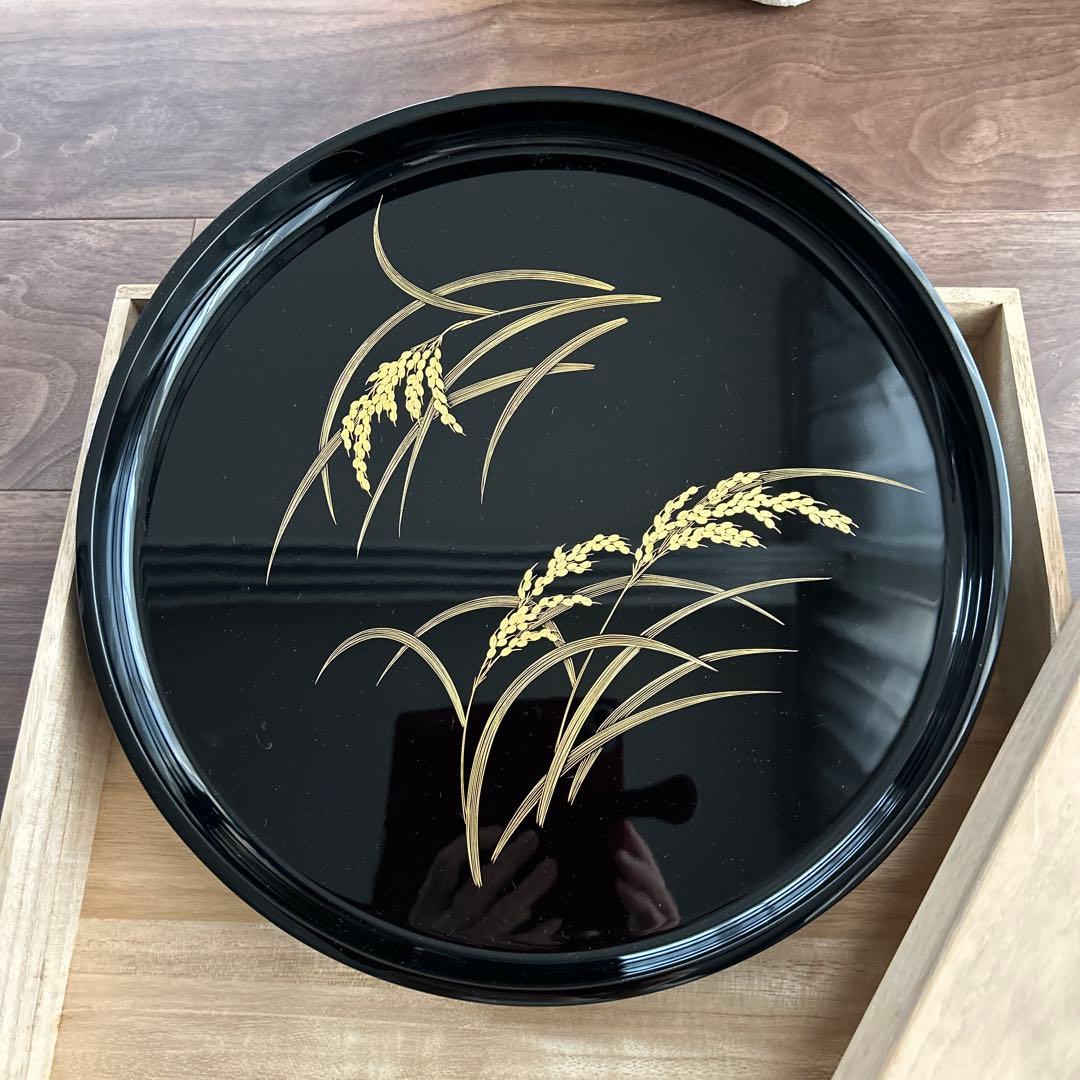 輪島塗.わじま龍作.茶盆