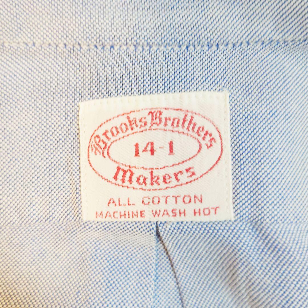 ブルックスブラザーズ 60s 6ボタン オックスフォード BDシャツ サックス
