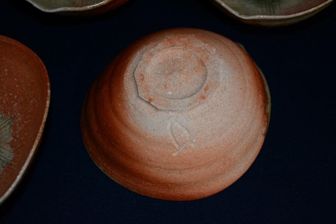 信楽焼　すり鉢向付　5客　土山窯　杉本睦子　中古品　送料込み