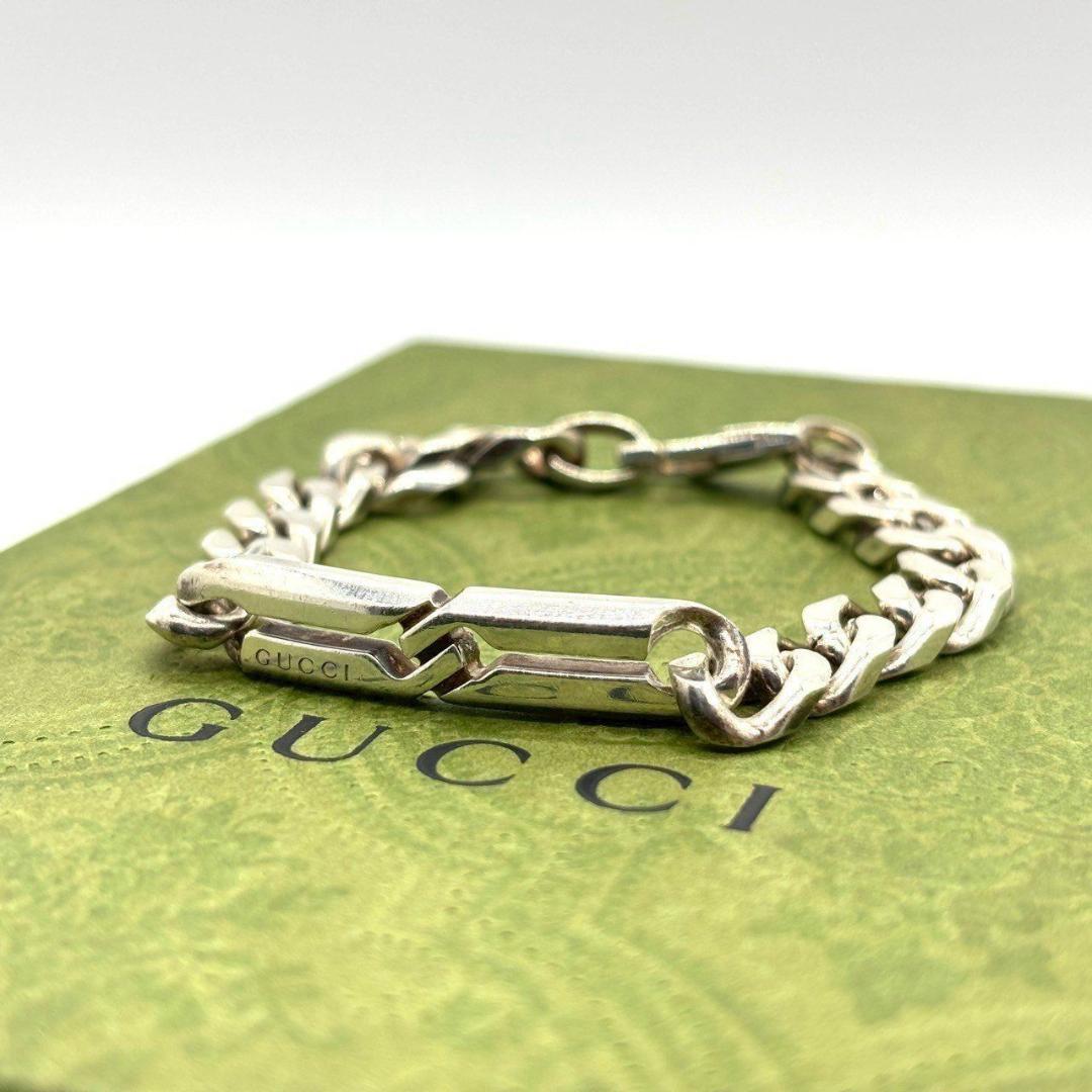 G*t様 GUCCI　ノット インフィニティ チェーンブレスレット 喜平 シルバ