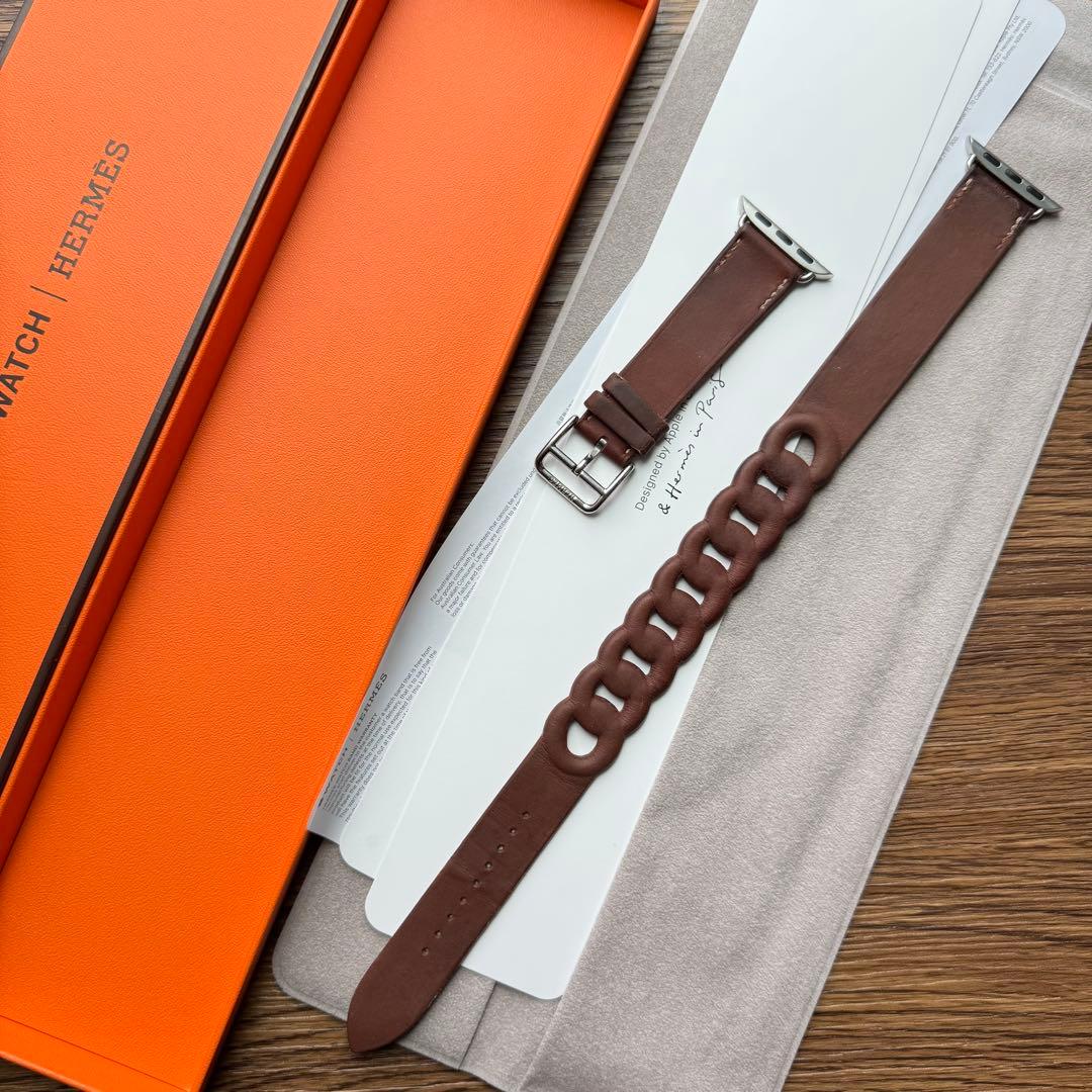 2326 Apple Watch エルメス　グルメット　ブラウン　HERMES