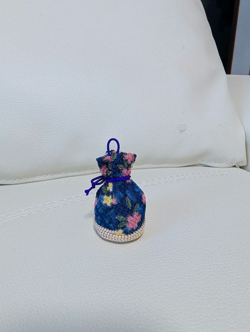 和柄巾着袋お守り(パワーストーン入り) チャーム