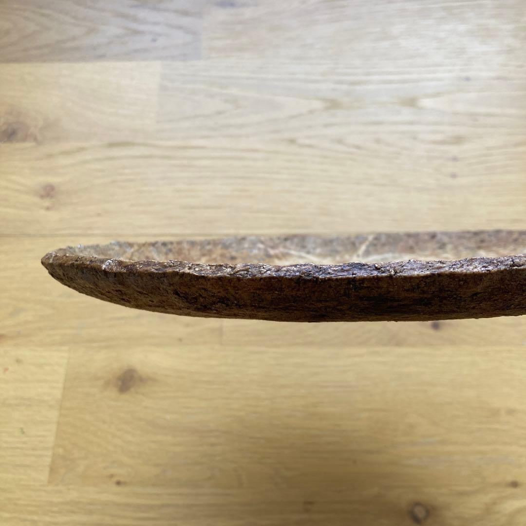 山田洋次　焼締オイルドスリップウェア　大皿