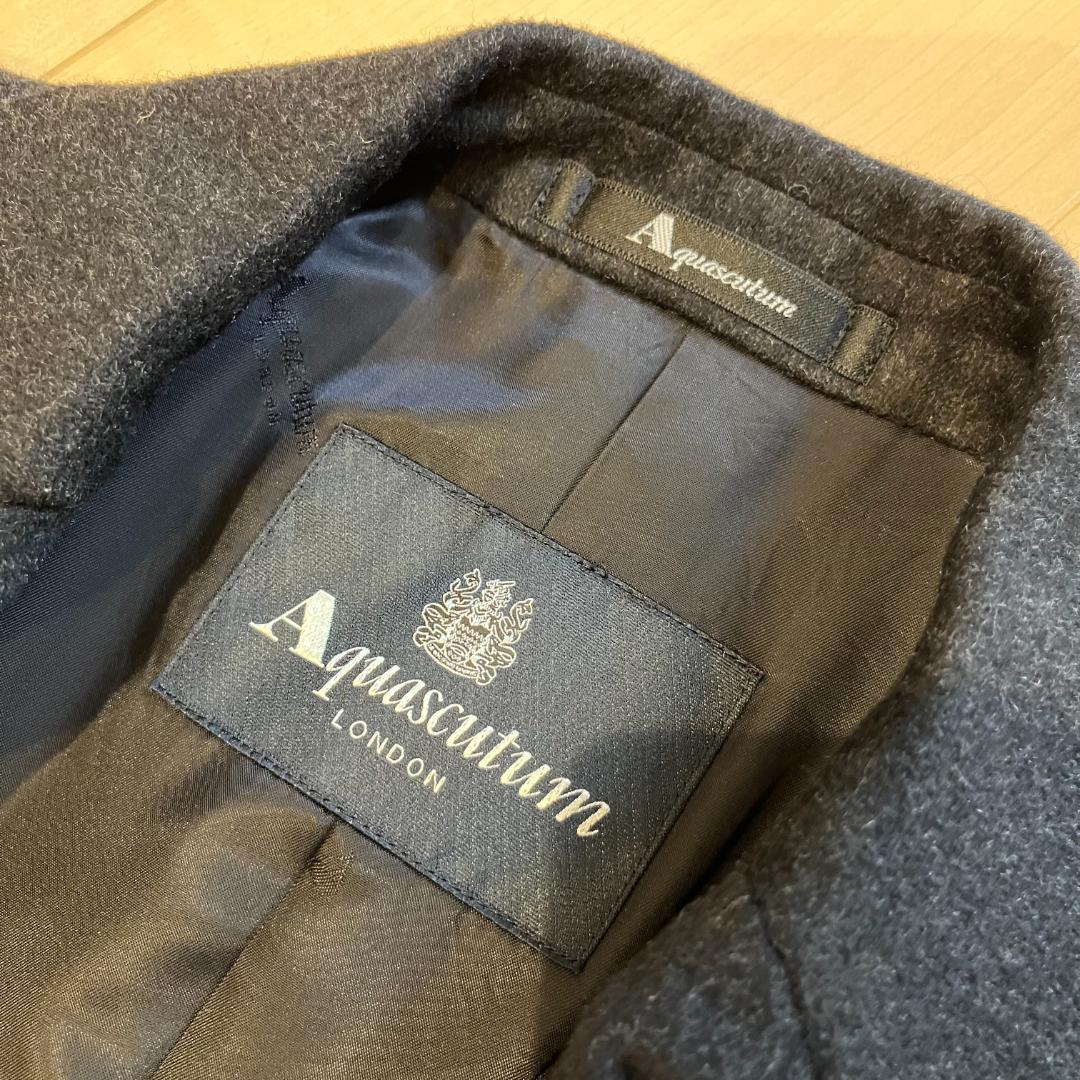 【一時値下げ】【極美品】Aquascutum カシミヤ100% チェスターコート