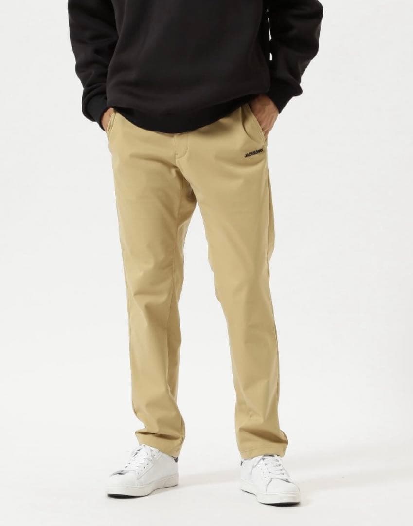 新品 パーリーゲイツ ジャックバニー エアシャット裏フリース防風パンツ(4)M