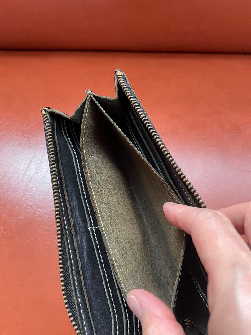 土屋鞄　レザー長財布　ブラック