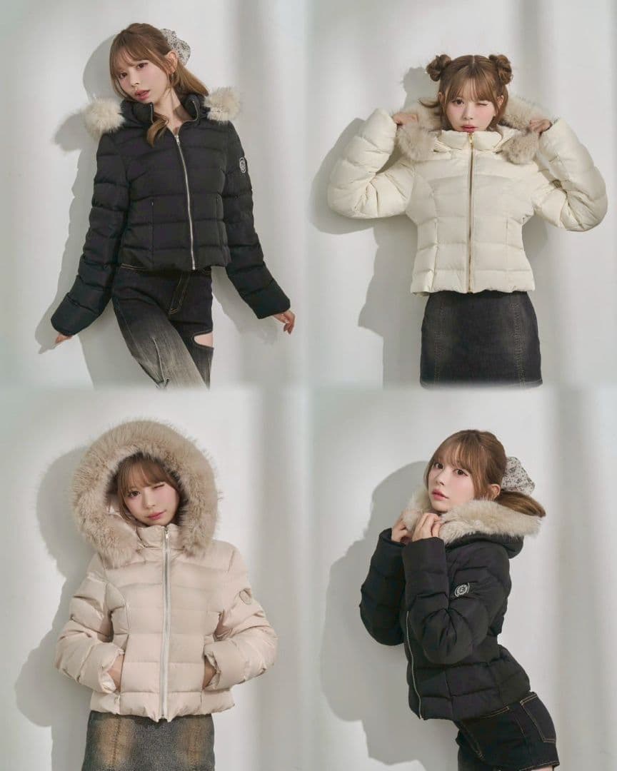 EAT ME ダウン アイボリー