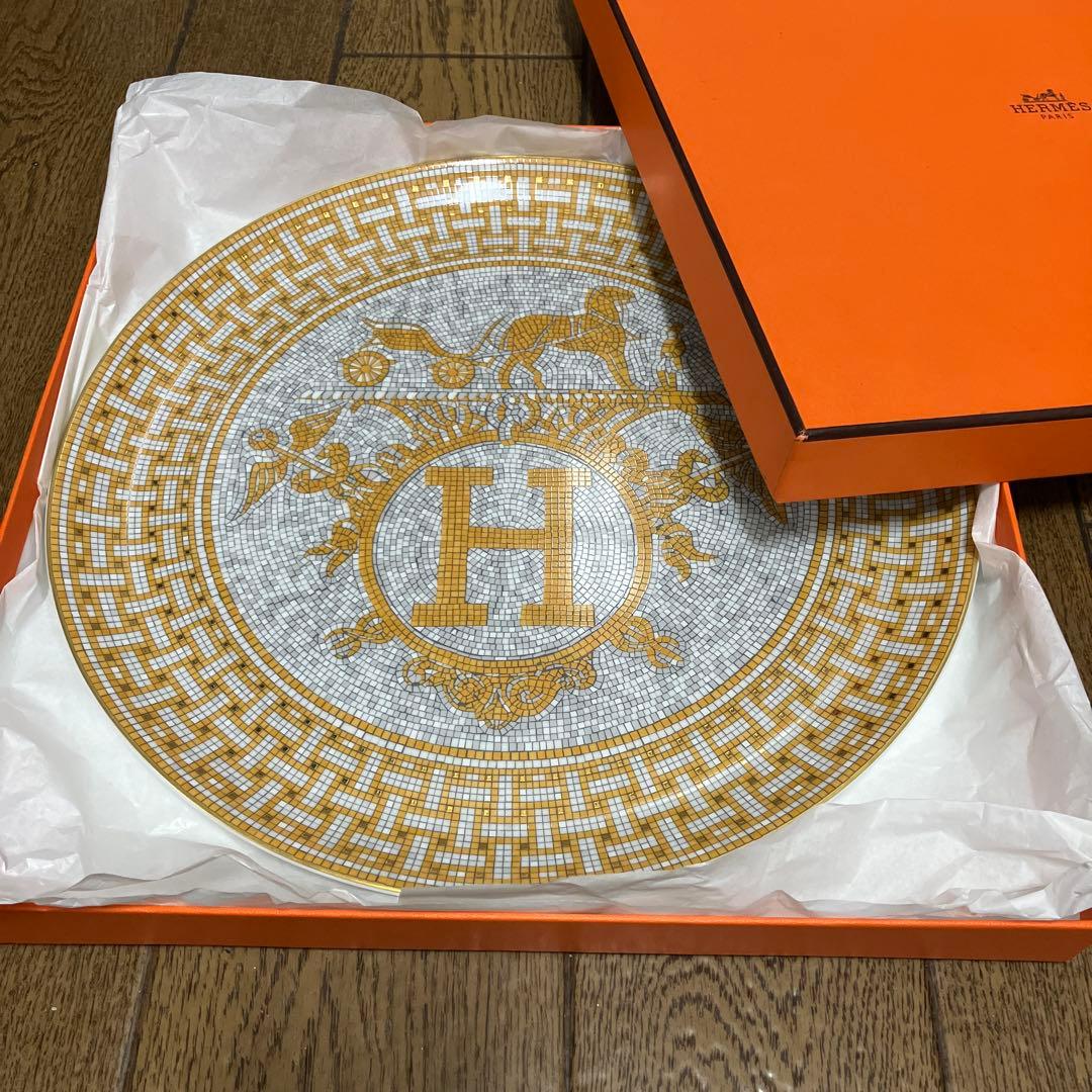 エルメス　モザイク24 未使用保管品❣️タルトプラター、大皿