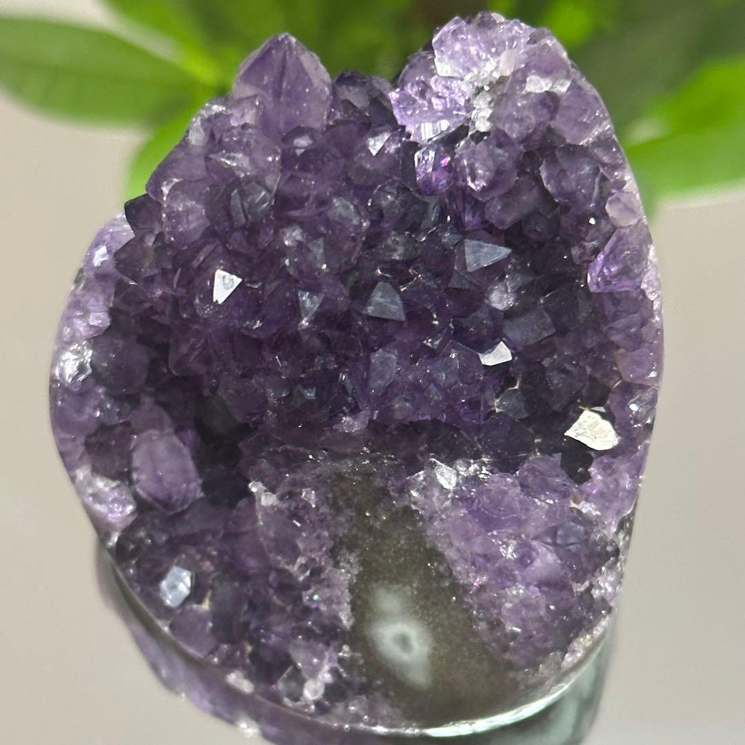 激レア【高品質】猫ちゃん アメジスト 一点物 瑪瑙 可愛い 置物 インテリア