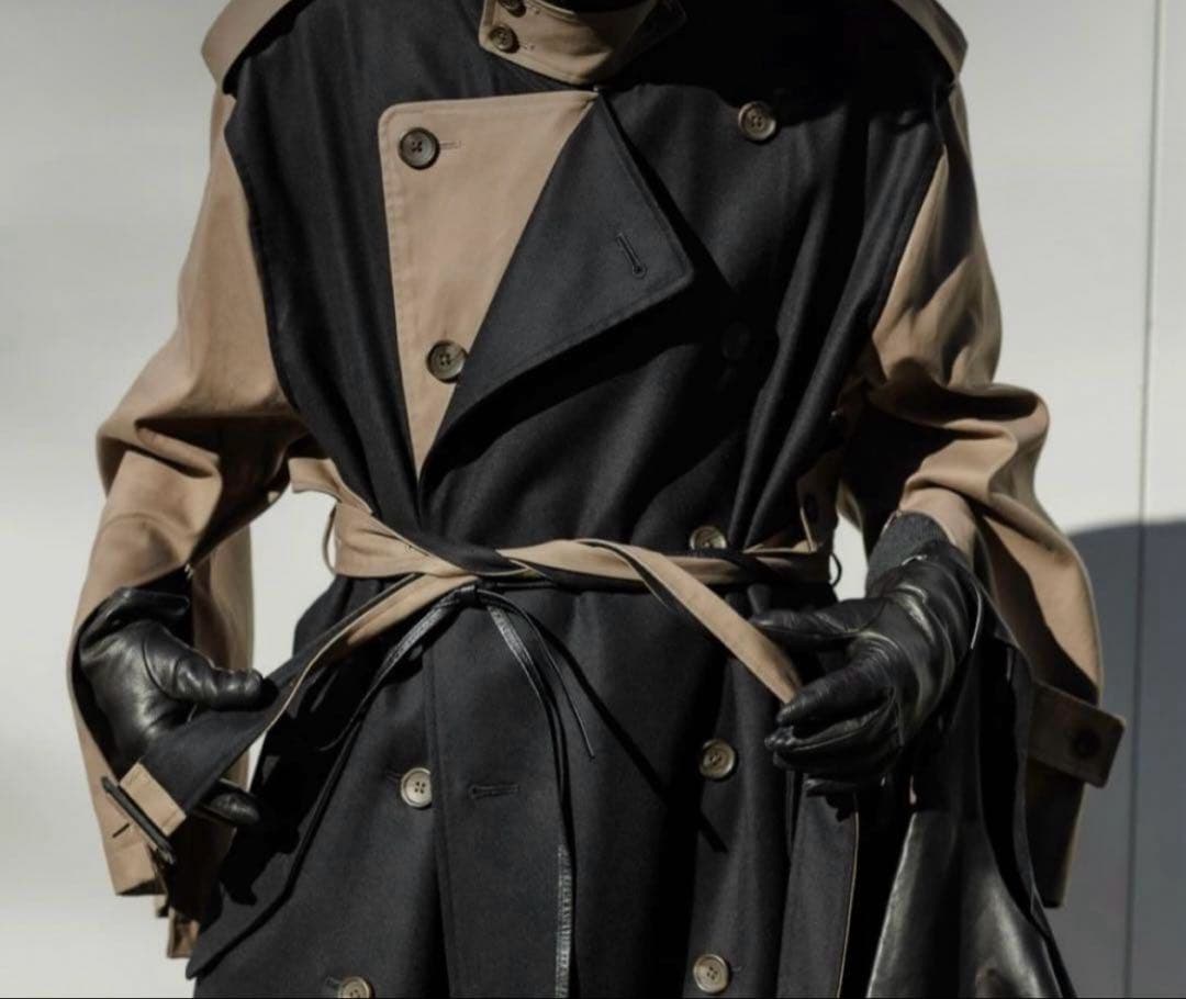 a*i様 stein 22AW DOUBLE LAPELLED TRENCH C