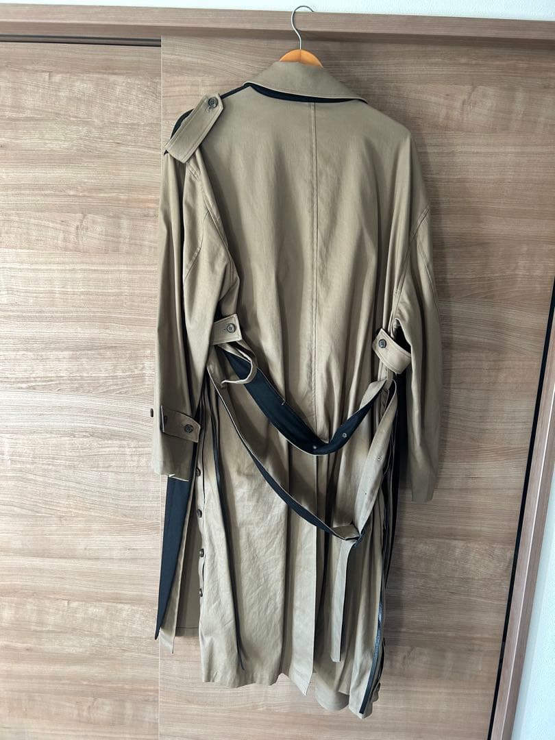 a*i様 stein 22AW DOUBLE LAPELLED TRENCH C