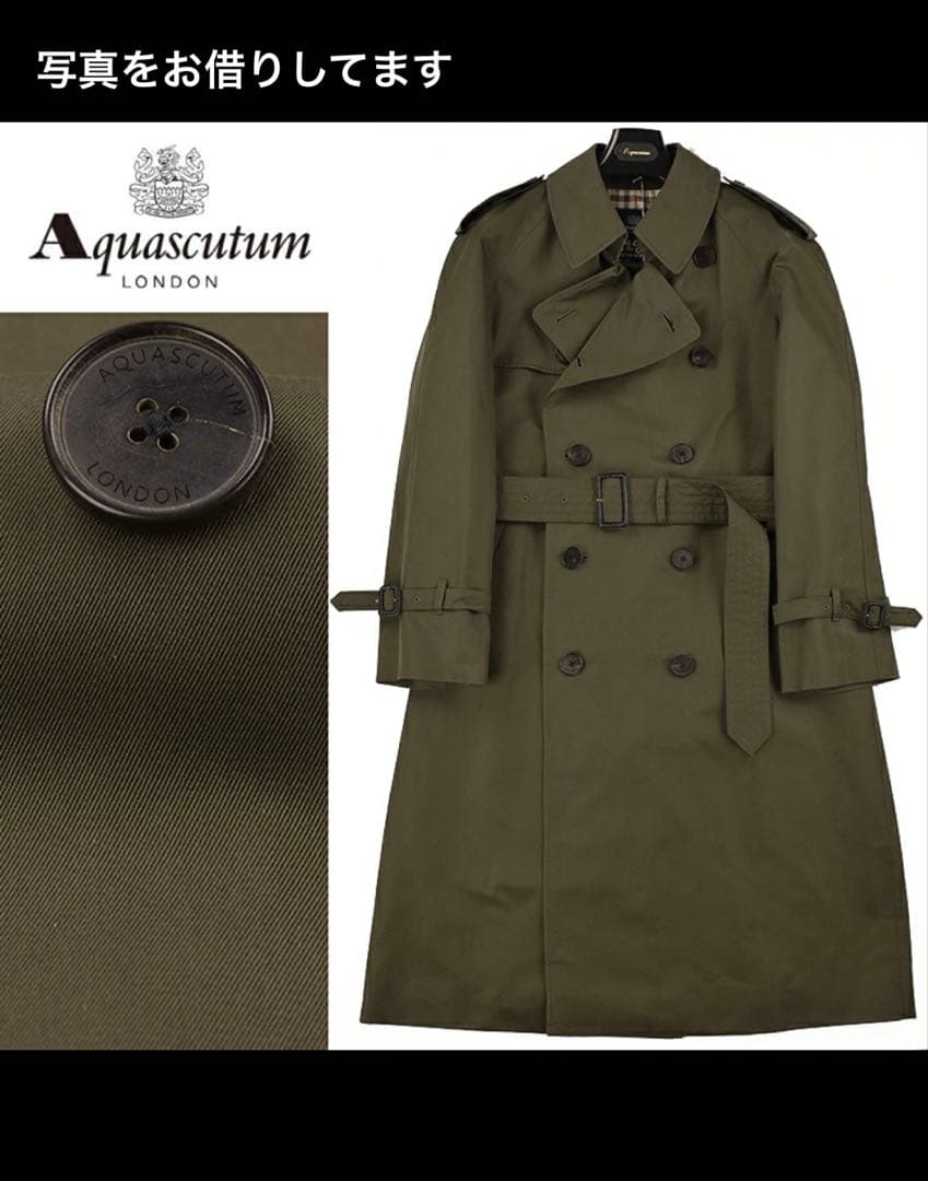 Aquascutum アクアスキュータム　英国製 トレンチコート