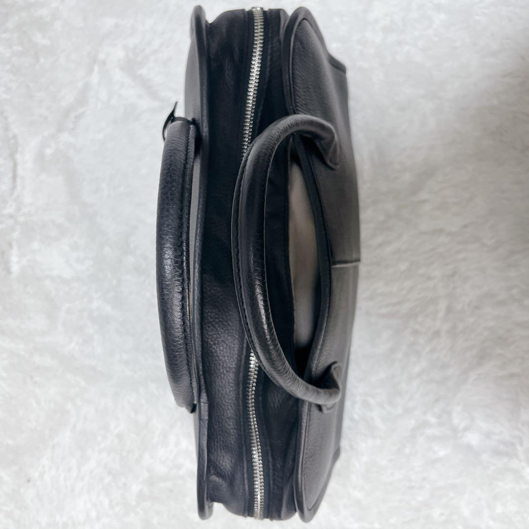 極美品✨Hoaw. ウィムガゼット ボストンバッグ ブラック レザー A4