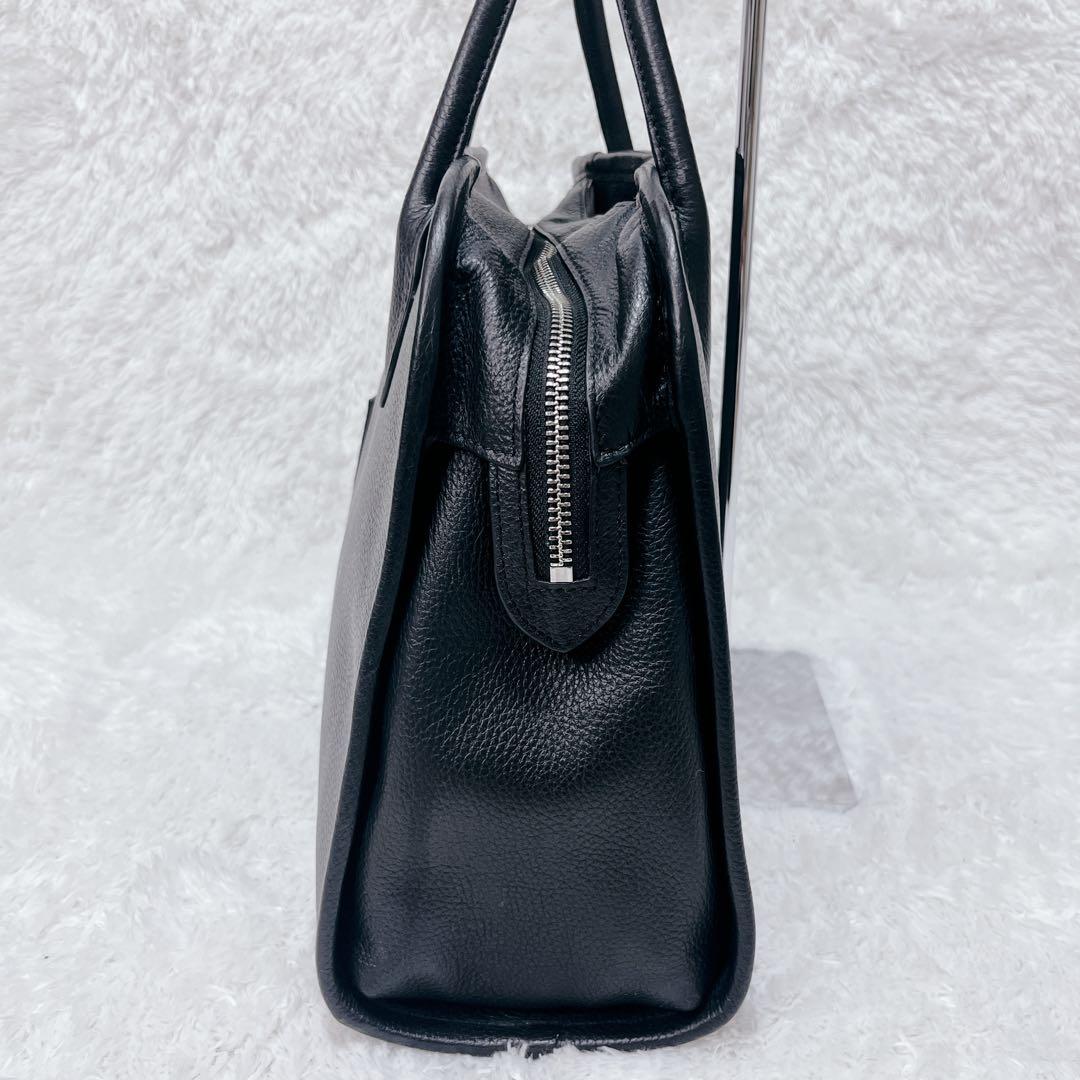 極美品✨Hoaw. ウィムガゼット ボストンバッグ ブラック レザー A4