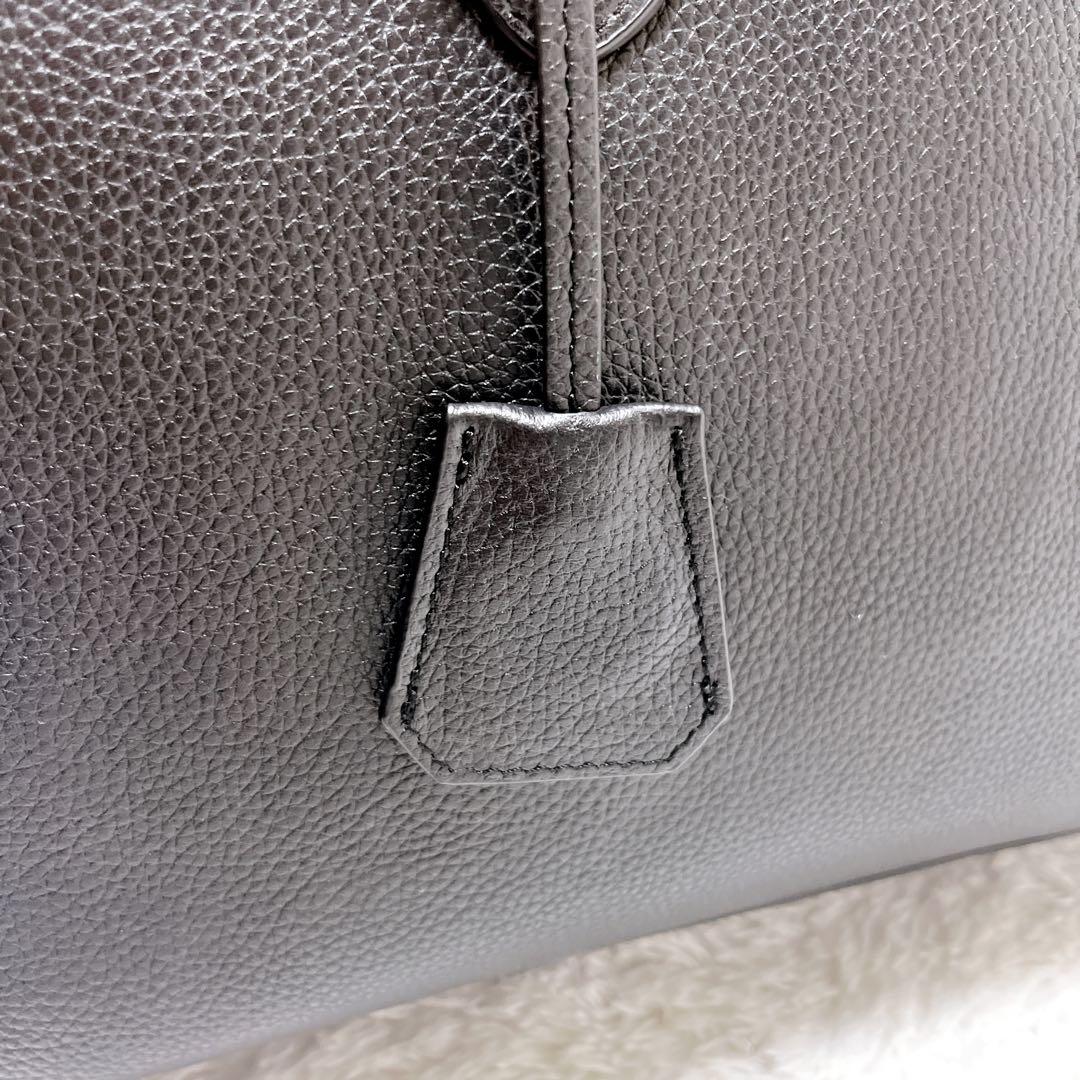 極美品✨Hoaw. ウィムガゼット ボストンバッグ ブラック レザー A4