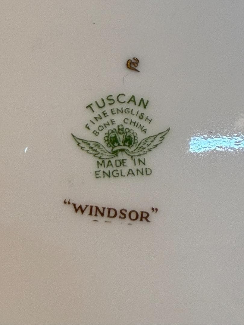 TUSCAN(タスカン)　WINDSOR GREEN ソーサー　8枚セット