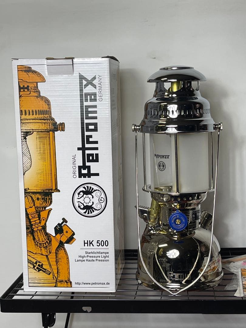 【新品未使用】Petromax HK500 ニッケル オプションパーツ付き