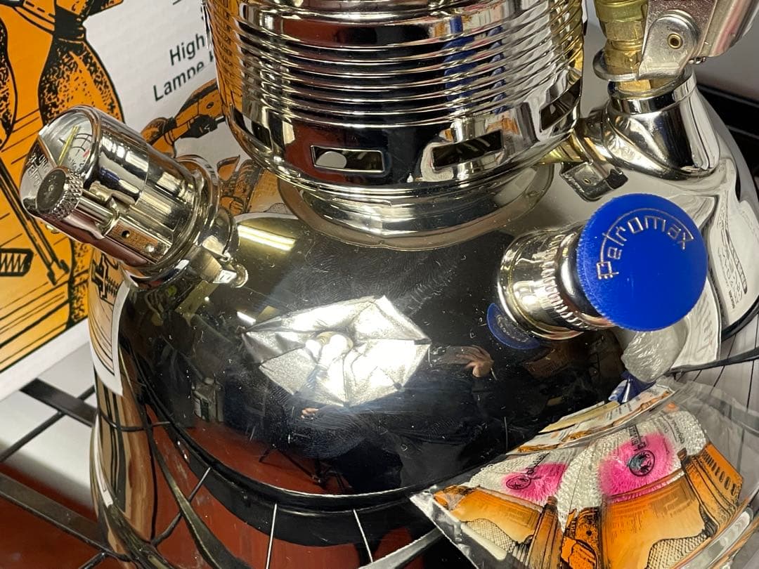 【新品未使用】Petromax HK500 ニッケル オプションパーツ付き