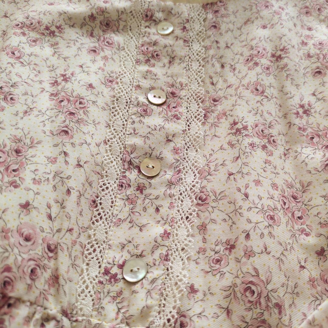 新品 Amaia kids 花柄 長袖ワンピース 10y