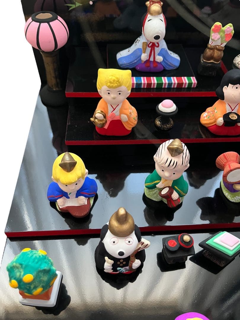 SNOOPY ひな祭り 陶器製　雛人形セット　吉徳大光　レア