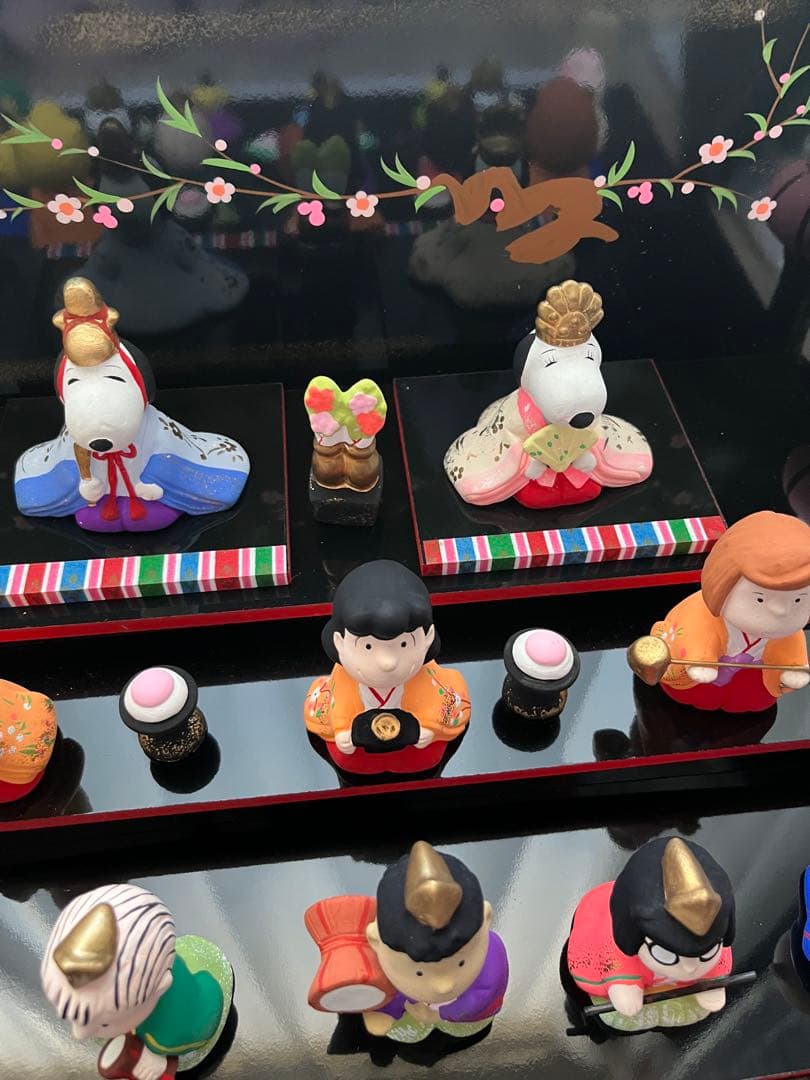 SNOOPY ひな祭り 陶器製　雛人形セット　吉徳大光　レア
