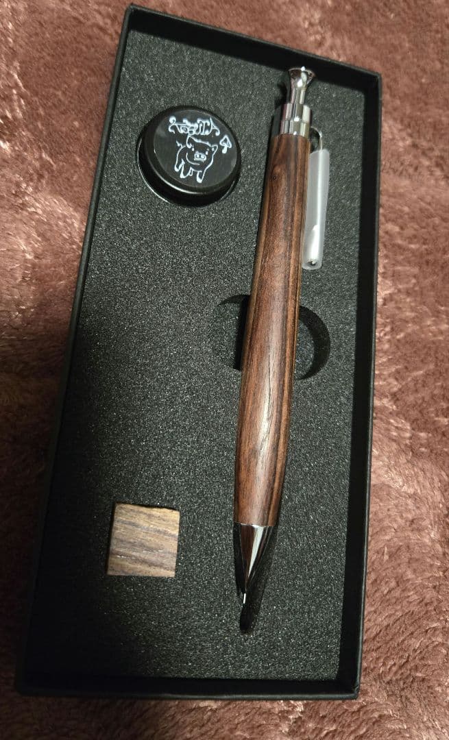 こぶた工房　キングウッド　杢あり　シャープペン　0.5