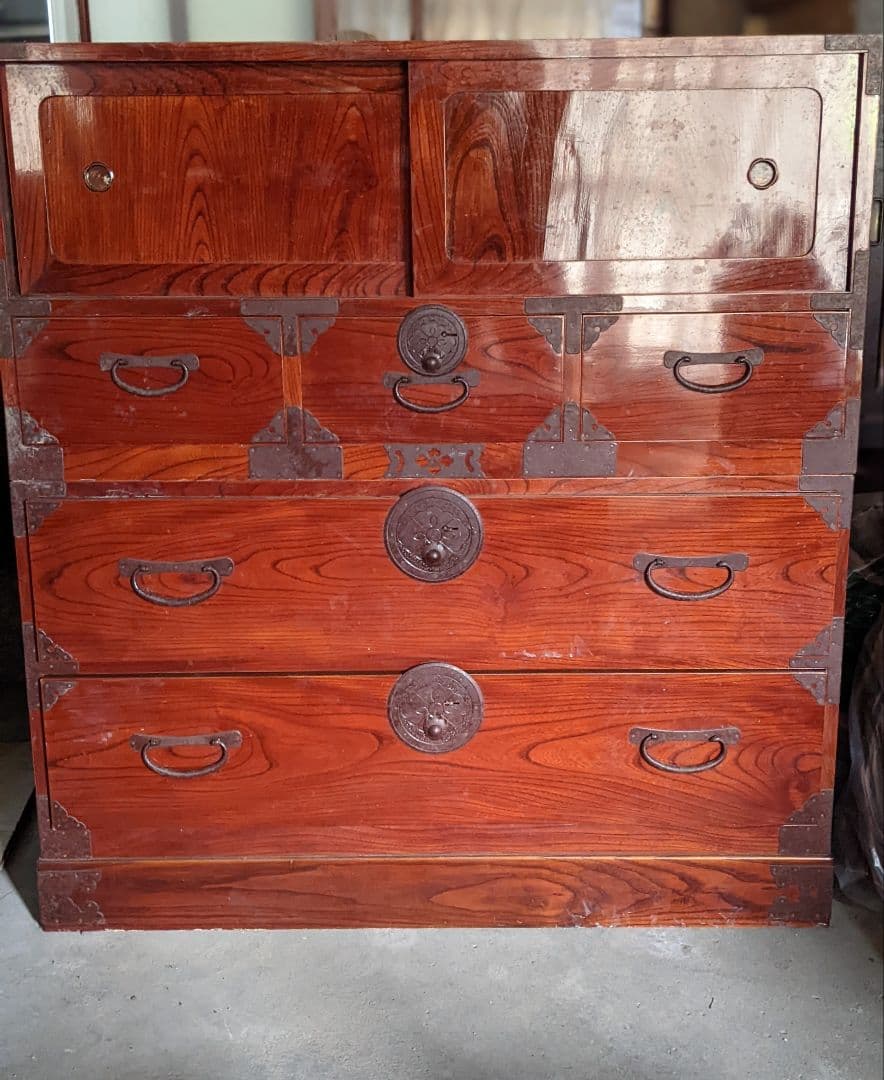 限定価格/和箪笥 古箪笥 民芸家具 多引き出し 木製収具 飾り棚 古道具 和家具