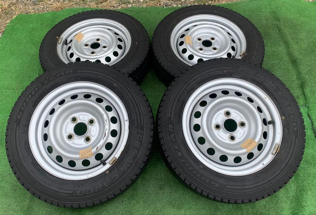 プロボックス サクシードなど 14インチ スチール& 155/80R14