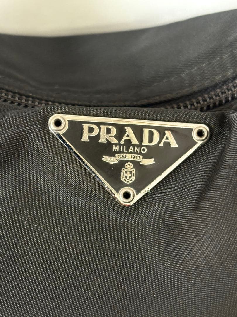 美品PRADAナイロントート黒TESSUTO CITY大容量ミニボストンギャラ有