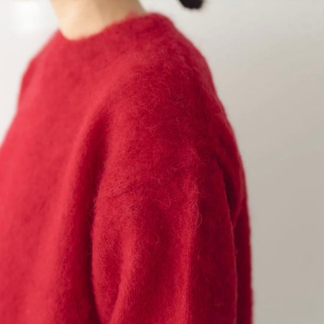 【shiiita】comm. arch. モヘア プルオーバー