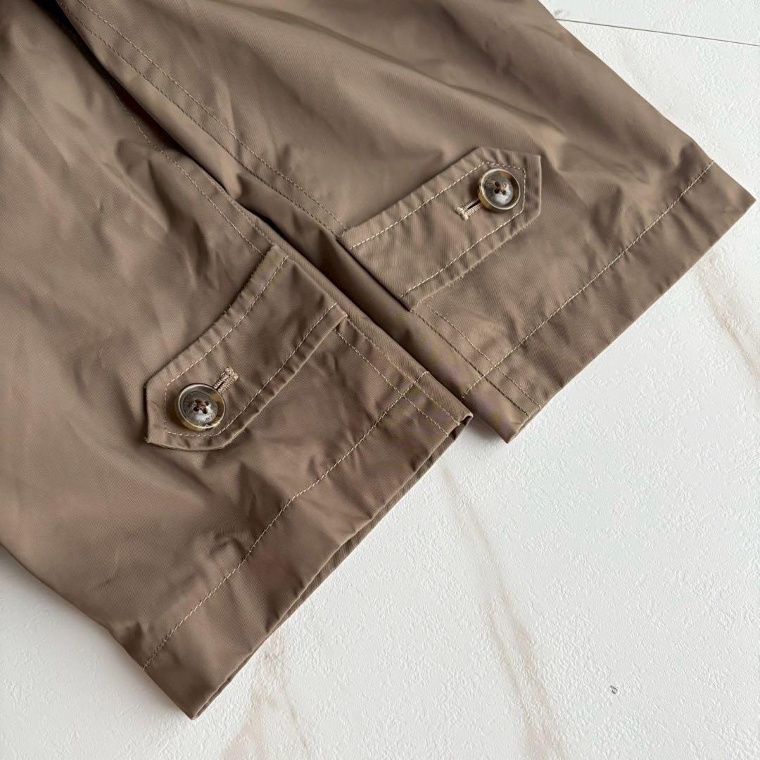 人気◆バーバリーロンドン ベルト ライナー付き スタンドカラー コート L