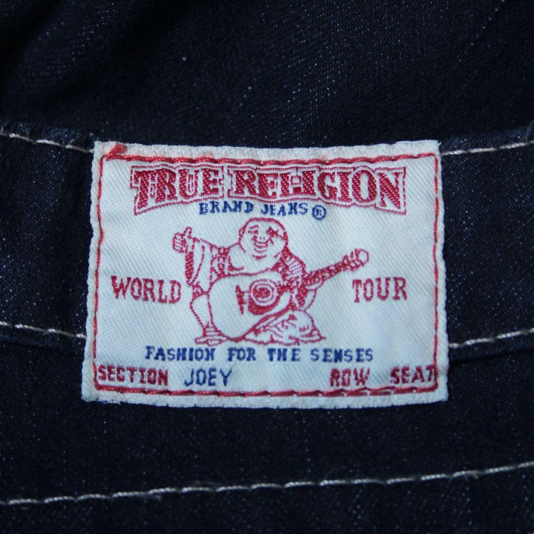 美品 TRUE RELIGION JOEY フレアデニムパンツ インディゴ 27