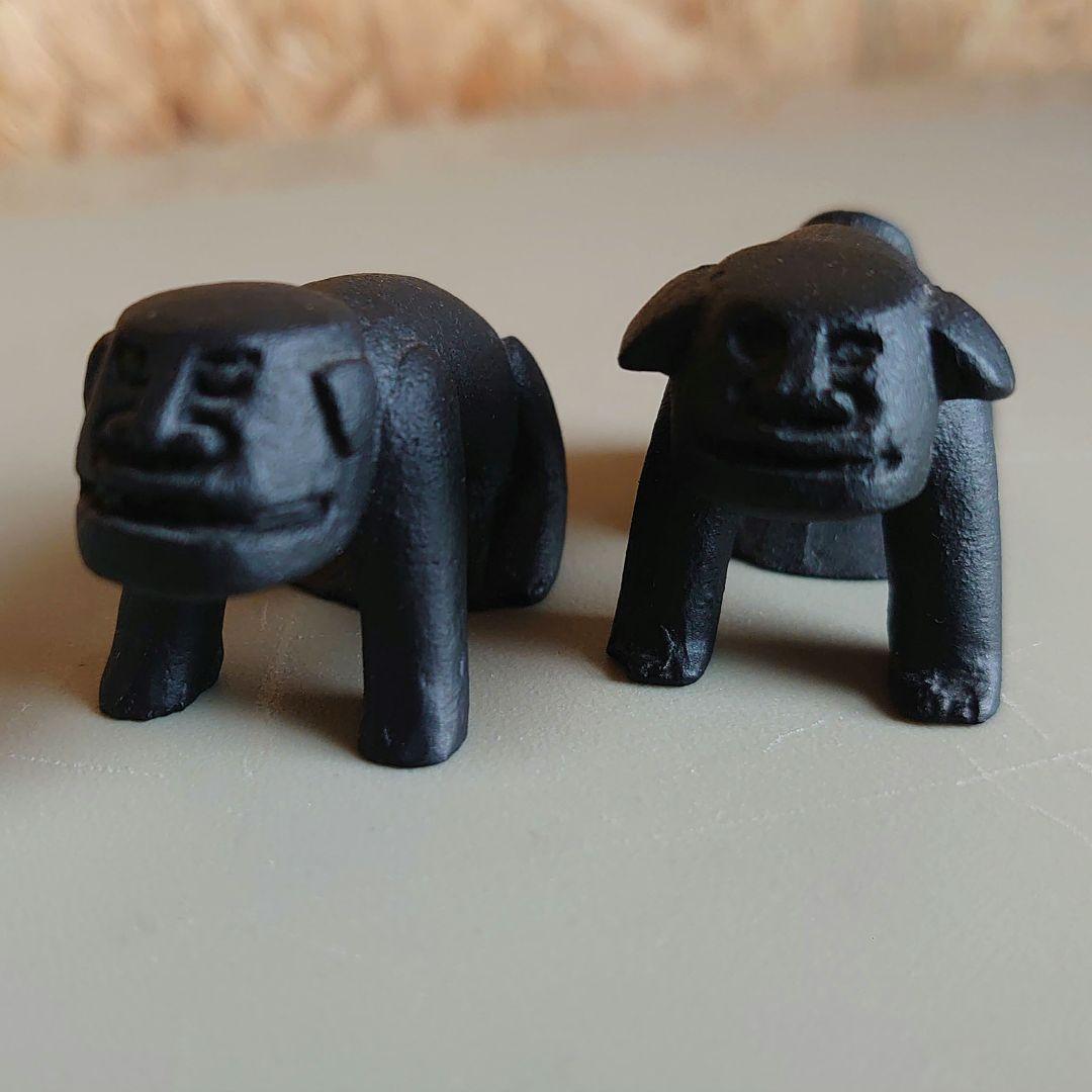 盛岡天満宮 狛犬 南部鉄器