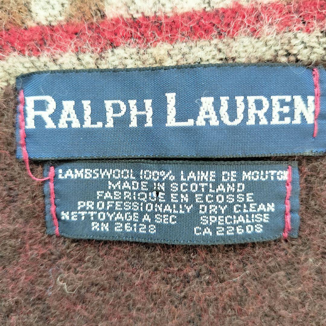 【激レア】ラルフローレン　ビンテージ　マフラー　ネイティブ柄　プレゼント