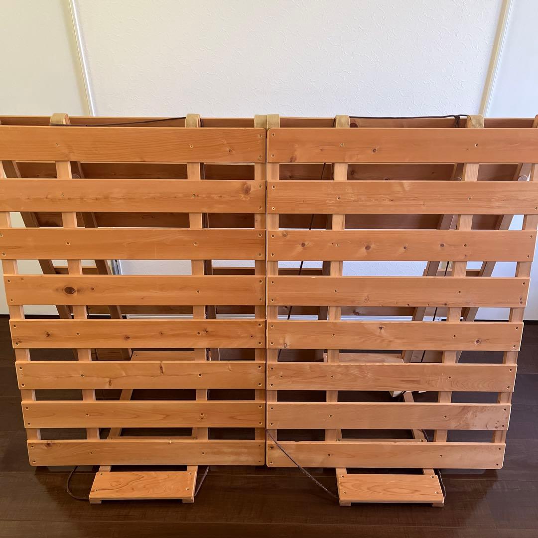 木製すのこベッド ダブル