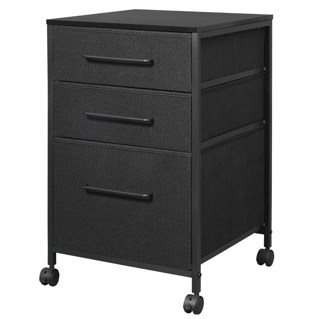 ☆温かみのあるデザイン　キャスター　サイドワゴン　デスク