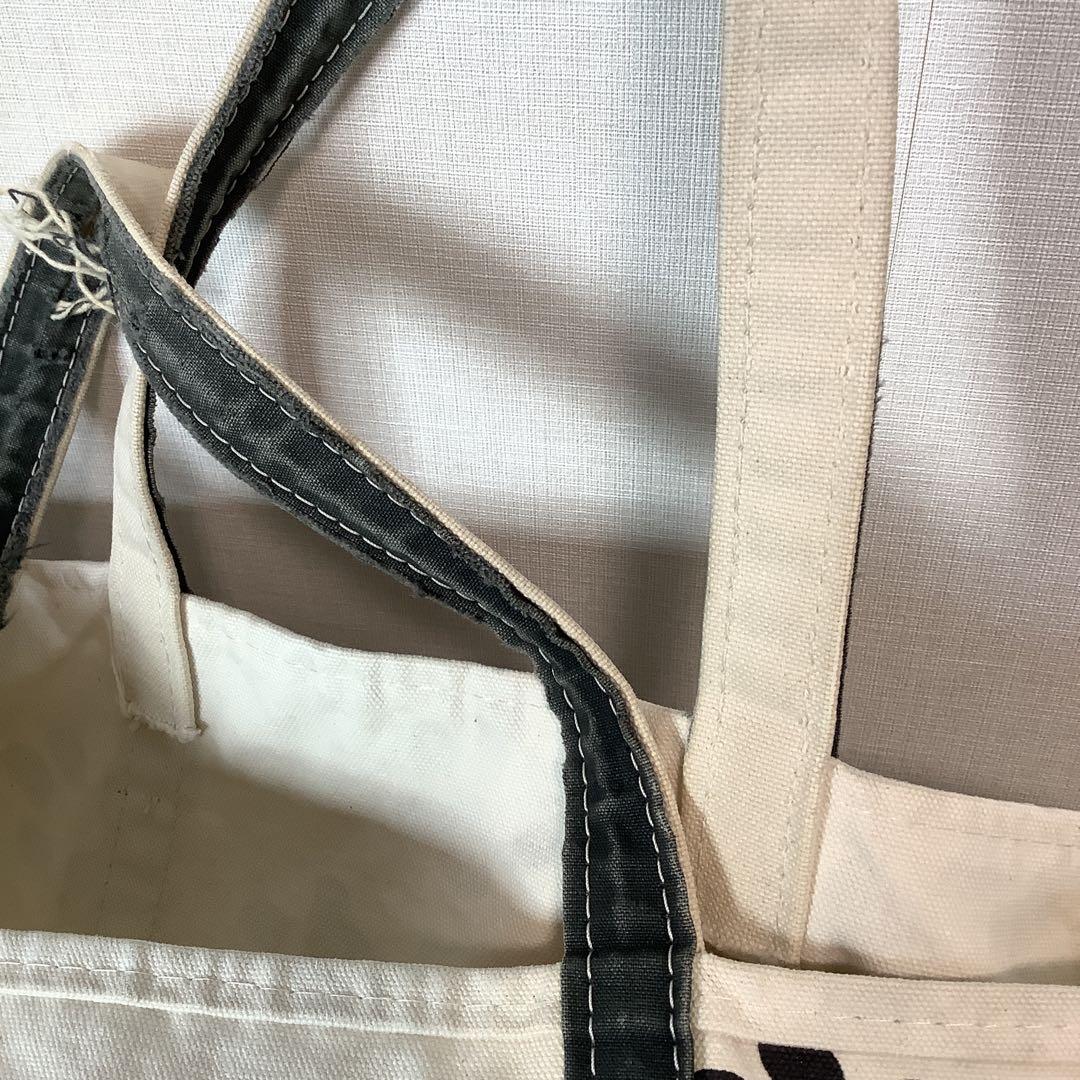 L.L.Bean エルエルビーン　希少　足跡柄トートバッグ　Lサイズ