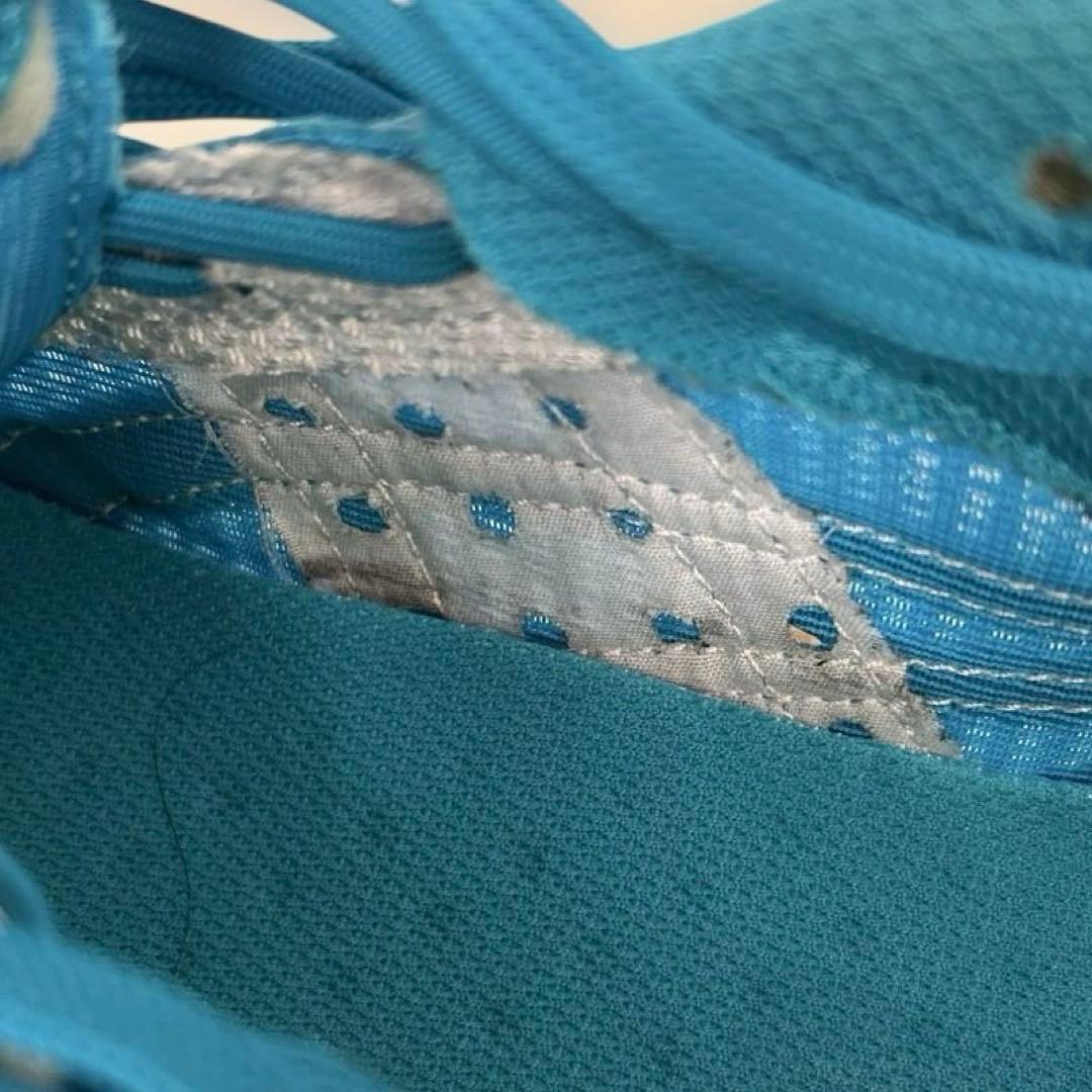 asics ランニングシューズ 4-wide 27.5cm 緑／青