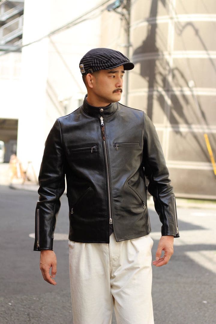 フェローズ Pherrow's ホースハイド シングルライダース SL55 40