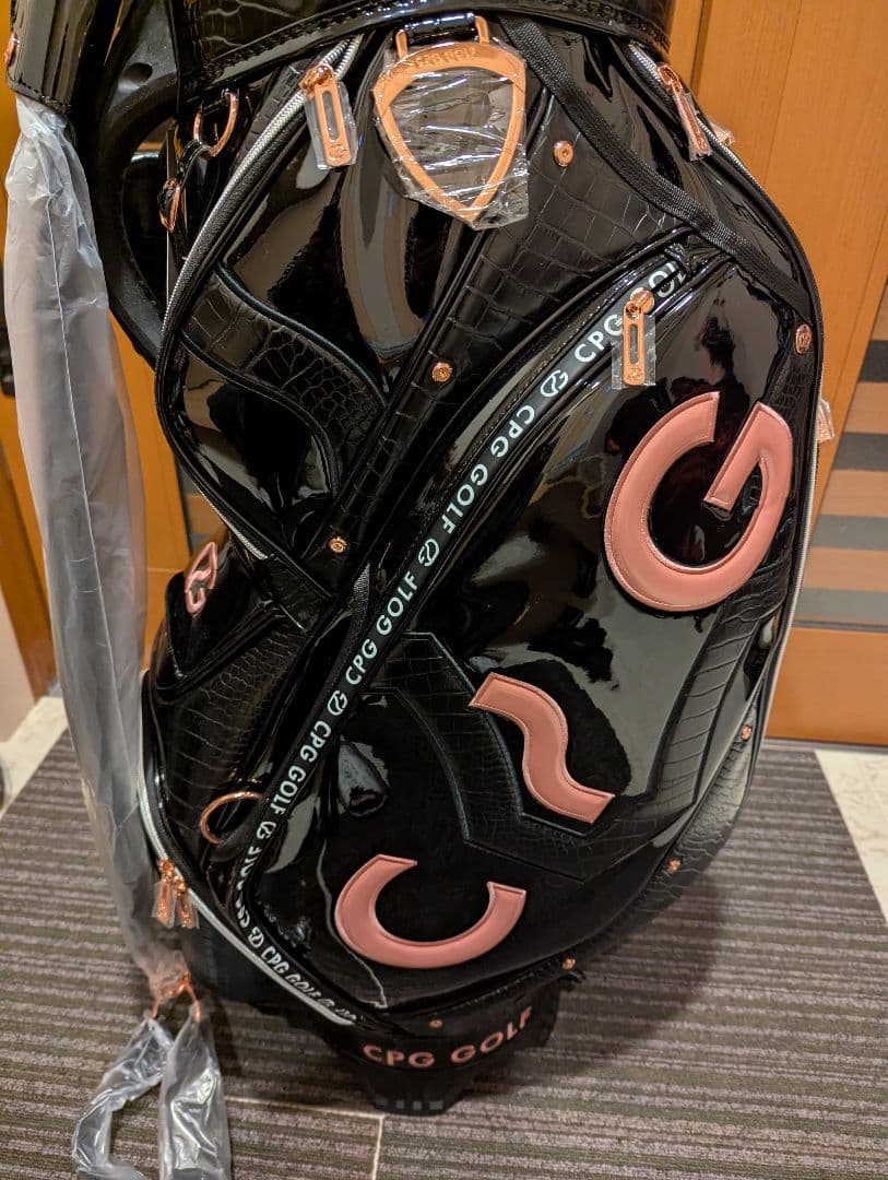 CPG GOLF キャディバッグ ブラック/ピンク