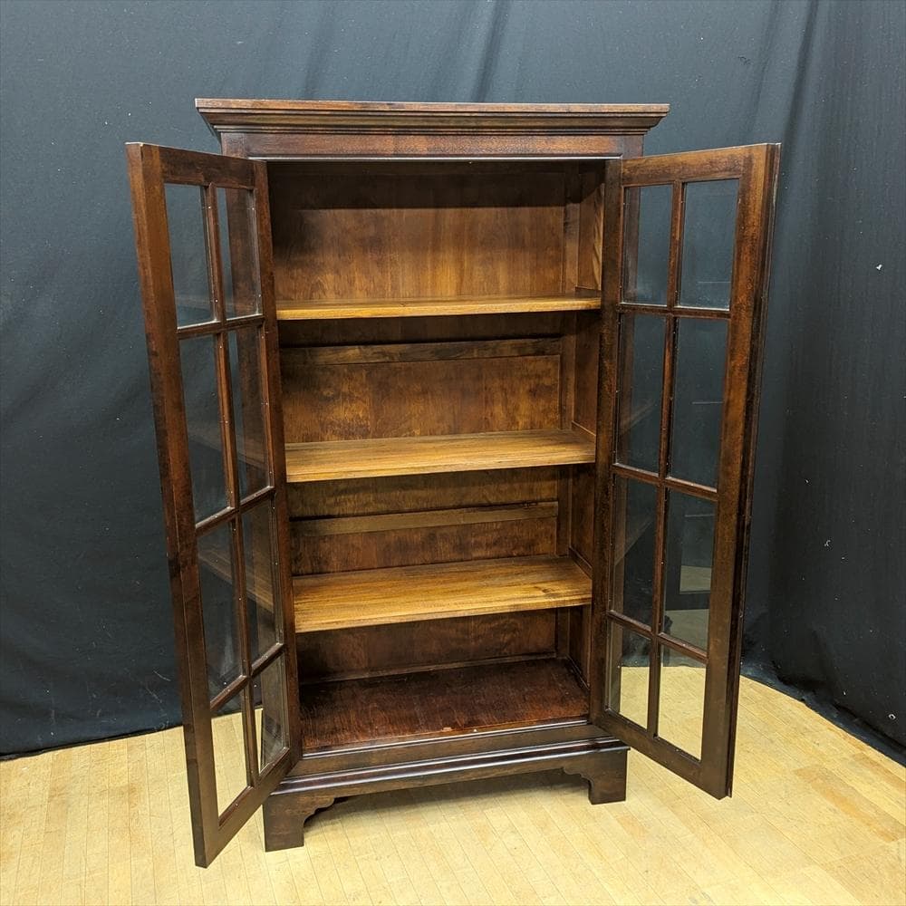 松本民芸家具　C型　水目桜　無垢　本棚　本箱　書棚　ブックシェルフ　飾り棚　A