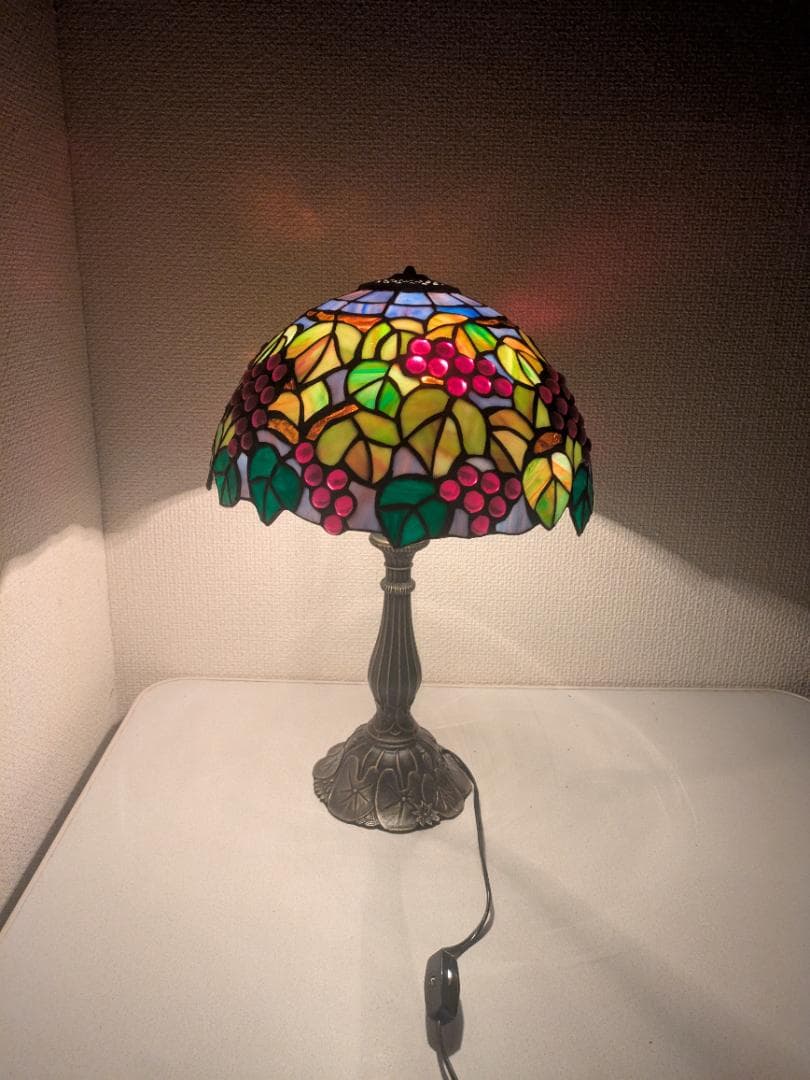 【新品】ステンドグラス スタンドライト テーブルライト アンティーク調 No.1