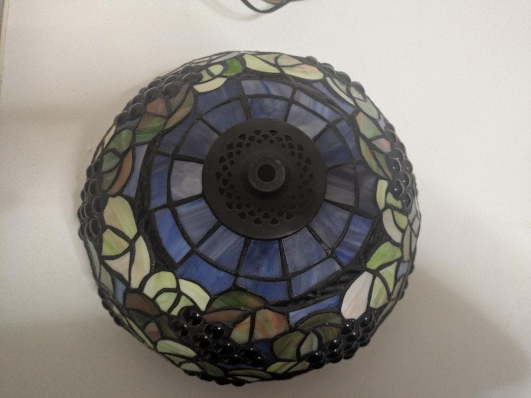 【新品】ステンドグラス スタンドライト テーブルライト アンティーク調 No.1