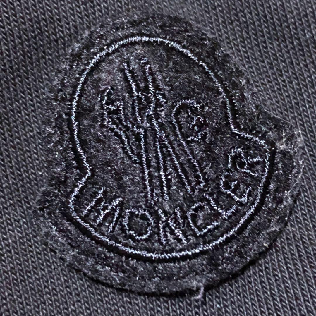 MONCLER モンクレール ロングtシャツ ビックロゴ 肩パッチ刺繍付き