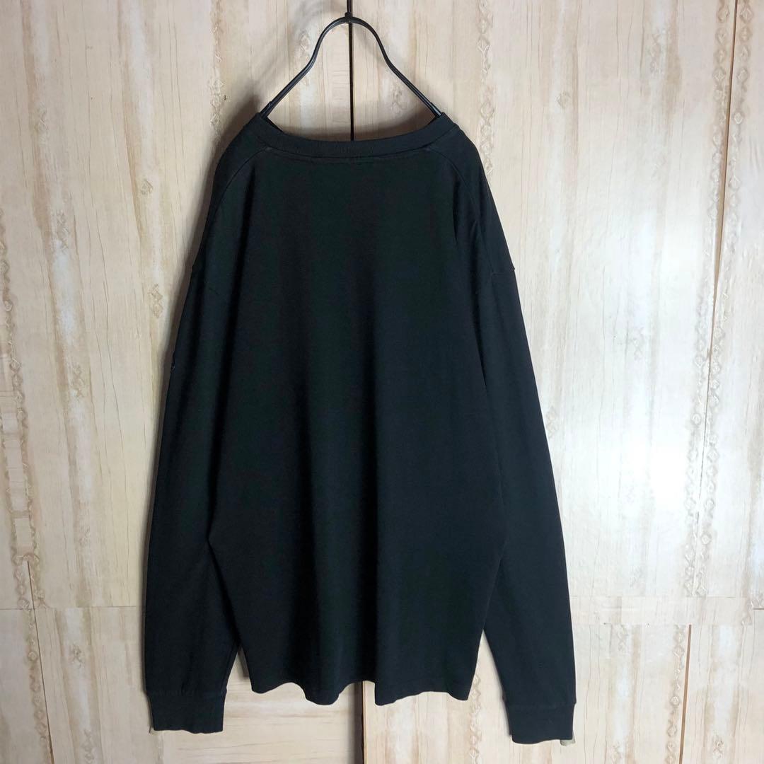 MONCLER モンクレール ロングtシャツ ビックロゴ 肩パッチ刺繍付き