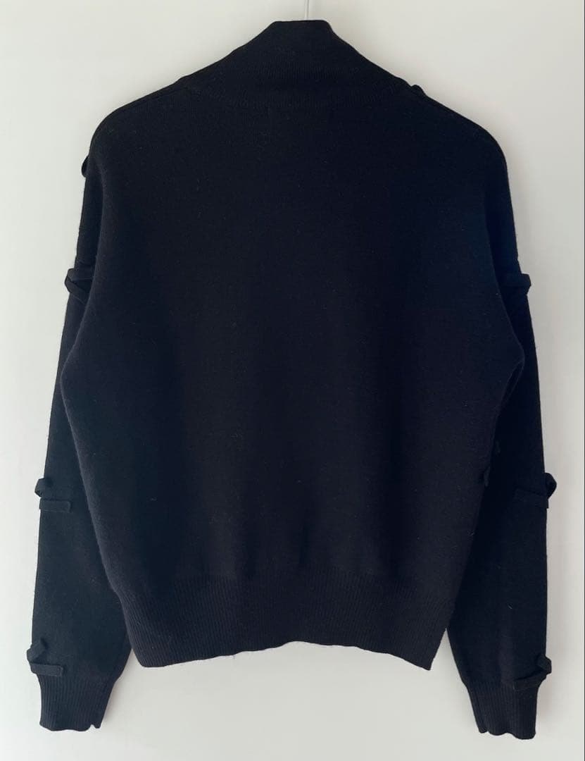 ツルバイマリコオイカワ Cupid ブラック 黒 リボン ニット TSURU