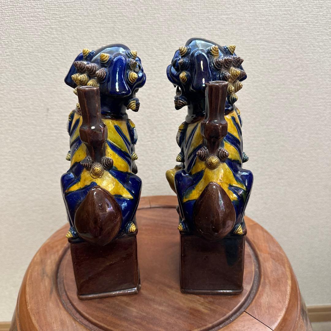 珍品　骨董品　中国美術　中国古玩　古美術　獅子　対物