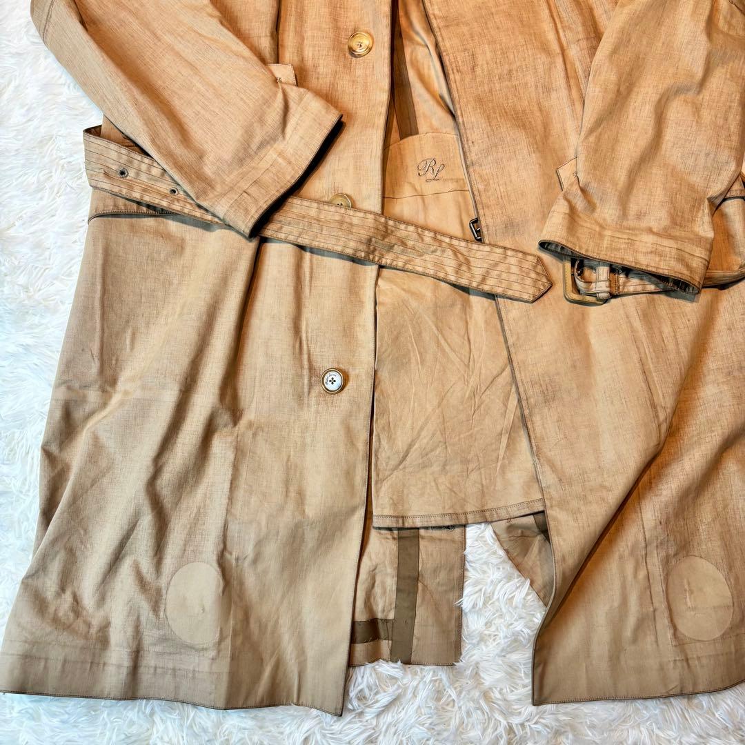 ラルフローレン　パープルレーベル　超高級　70万円　トレンチ　ステンカラー