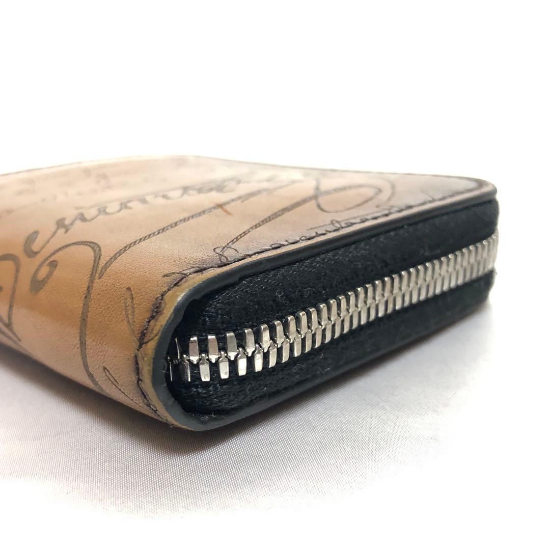 現行モデル　極美品　ベルルッティ　ワパ　ケース　カリグラフィ　ブラウン