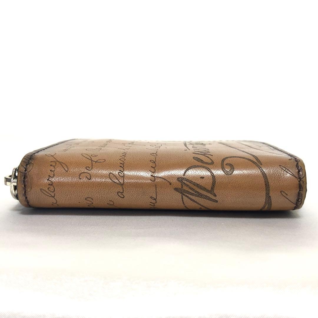 現行モデル　極美品　ベルルッティ　ワパ　ケース　カリグラフィ　ブラウン
